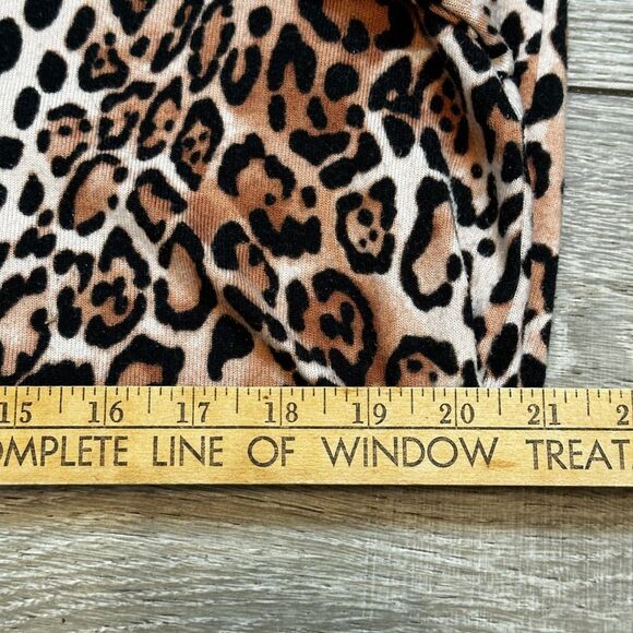 Ellen Tracy Animal Print Size L Soft PJ Long Sleeve - Picture 3 of 6
